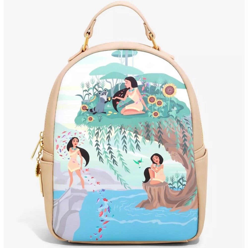 Loungefly Disney Pocahontas Scenery Mini Backpack - BoxLunch Exclusive NWT